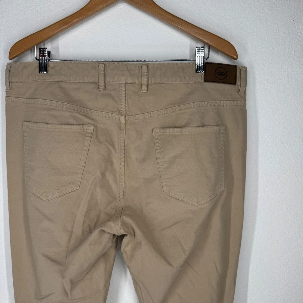 Peter Millar Mens Ultimate Sateen 5‎ Pocket Stretch Pants Size 38 Straight Leg